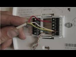 Trane programable thermostat full size image trane tcont800 series. Central Air Conditioning Information How To Wire A Digital Thermostat Youtube