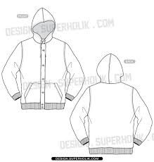 Download Button Down Hoodie Template Button Down Hoodie Template Fsthd003 Structure Hoodie Template Hoodies Button Downs