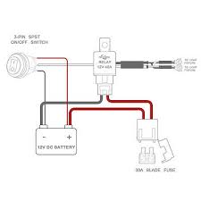Automotive wiring repair waterproof led light bar wiring. Mictuning Led Light Bar Wiring Harness Fuse 40a Relay On Off Waterproof Switch Ebay