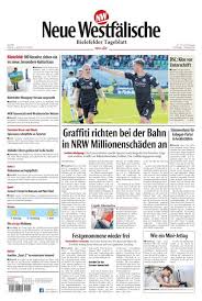 News & meldungen aus bielefeld aktuelle lokalnachrichten über politik wirtschaft sport bei neue westfälische. Neue Westfalische Bielefeld West 01 04 2019