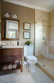 They show how to decorate a small. Neutral And Warm Bathroom Hues Dimensions 6 X5 8 For The Bathroom Plus A 5 X 2 10 For Shower Small Bathroom Remodel Warm Bathroom Bathrooms Remodel