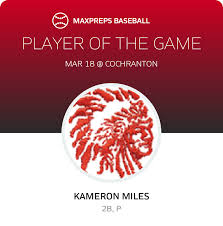 Kameron Miles' Awards