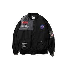 Streetgoth Ghetto Nasa Ma 1 Bomber Jacket In Black From Soldrelax Hype Clothing Jackets Streetwear Jackets