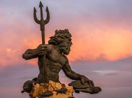 King neptune statue on the boardwalk: King Neptune Statue In Virginia Beach A Boardwalk Icon