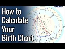 how to calculate your birth chart youtube