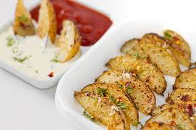 Add the potato wedges to a pot of cold salted water. Potato Wedges In Oven Swati S Kitchen