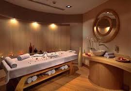 Massage Room This Would Be Amazing I Want To Work Out Of This Hopefully A Huge Jetted Tub And Shower Are Jus Massage Room Decor Spa Rooms Spa Massage Room
