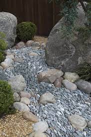 Dry River Bed Landscaping Ideas Perfectly Arrange Small Stones In Your Creek Backyard Japanese Garden Design River Bed Landscaping Rock Garden Landscaping