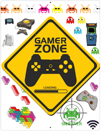 Free fire gamers zone, kolkata. Video Gaming Aluminum Sign Gamer Zone Characters Consoles Controllers 12 X 9 696505696550 Ebay