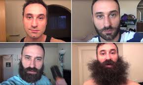 Below, we've explained each hair growth phase in more detail to help you better understand the hair growth process. Justin Basl Spends A Year Growing A Beard And Documents It In Video Daily Mail Online