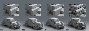 B Voxel Edges Jpg 4243 1519 3d Pixel Pixel 3d Art