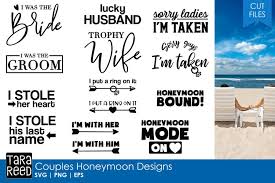 We also want you to use them in your projects as well. Couples Honeymoon Designs Wedding Svg Cut Files 191323 Cut Files Design Bundles
