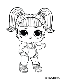 culturefly jr coloring pages en 2021 poupees lol dessin coloriage licorne kawaii omg dolls series 3