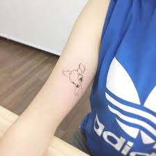 Bambi tattoo là mẫu hình xăm dáng yêu dành cho nữ. Bambi Tattoo On The Right Inner Arm