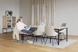 The stability of the rolling chair and comfort is no longer a concern as the polycarbonate chair mat brings us the best protection required for your office floors. Alison Chair Set Of 2 Beige Black Idora Home