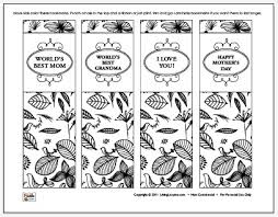 Use these adorable free printable bookmark coloring pages to get the kids interested in reading. Mother S Day Bookmarks Coloring Sheet Free Printable