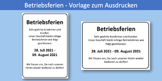 Ausdrucken wir machen urlaub vorlagen kostenlos. Betriebsferien Vorlage Schild Zum Ausdrucken Vorla Ch