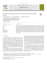Votează | care este cea mai nocivă emisiune din românia? Pdf Direct And Cross Scheme Effects In A Research And Development Subsidy Program