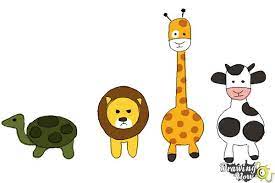 Animal coloring pages easy animal drawings animal. How To Draw Simple Animals Drawingnow