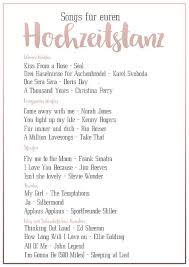 Eintragsseite Hochzeitstanz Musik Hochzeit Lieder Hochzeit