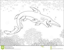 requin effrayant de lutin illustration vecteur du chasse 117077044 coloriage pingouin