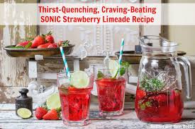 Make A Sonic Strawberry Limeade That Will Bring The Applause