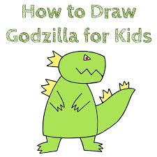 Learn how to draw a godzilla (godzilla) step by step. How To Draw Godzilla For Kids How To Draw Easy
