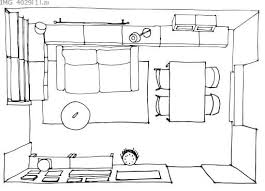 A Hand Drawn Sketch Of The The Living Room Layout Floor Layout Floor Plan Sketch Livingroom Layout