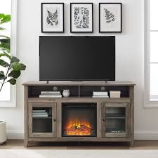 This corner tv stand with fireplace offers not only differing styles, but a luxurious space saving option for your entertainment needs! Silver Fireplace Tv Stand Wayfair
