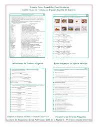 Check spelling or type a new query. Quantifiers Combo Activities Spanish Worksheets Teaching Resources
