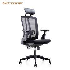 Home furniture office chair mesh chair high back 2020 product list. Modern Ergonomic High Back Mesh Office Chair With Headrest View Mesh Chair With Headrest Sitzone Product Details From Foshan Sitzone Furniture Co Ltd On Alibaba Com