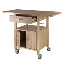 winsome wood drop leaf kitchen cart