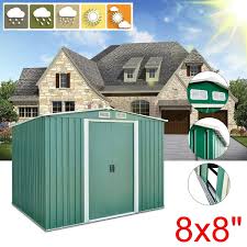 Four ways we added storage & function to my beloved shed. Large Size Metal Outdoor Garden House Storage Shed Weatherproof Utility Backyard Lawn Shelter Sloped Roof With Base Wish