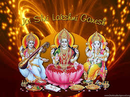 Lakshmi ganesh saraswati hd photo is secured in golden frame. Lakshmi Ganesh Full Hd Wallpapers Wallpaper Galaxy