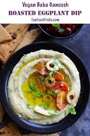 Baba Ganoush Recipe Vegan Baba Ganoush Fun Food Frolic Recipe Babaganoush Recipe Free Healthy Recipes Roasted Eggplant Dip