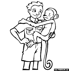 Zookeeper Coloring Page Free Zookeeper Online Coloring People Coloring Pages Coloring Pages Online Coloring
