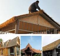 Amazon.com: SARKEY Artificial Thatch Roofing, Thatched House ...