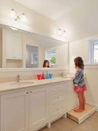 Maybe you would like to learn more about one of these? Clever Toe Kick Gives Kids A Boost For Brushing Teeth Simpson Cabinetry
