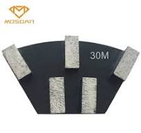 Cassani Trapezoid Metal Bond 5 Bars Segment Diamond Grinding Plate for  Concrete Stone Marble Granite