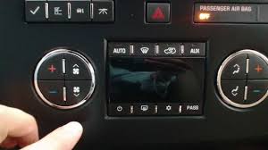 How To Use Climate Control In A Buick Enclave Youtube