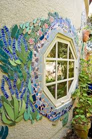 Beautiful Mosaic Window Mosaic Art Mosaic Garden Mosaic Decor