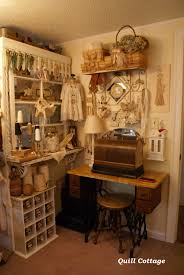 I'm hoping the tidy will stick around a little. Quill Cottage Vintage Sewing Rooms Vintage Craft Room Sewing Rooms