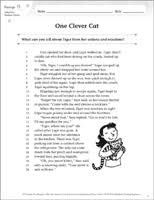 Random questions and answer keys included. Scholastic 3rd Grade Reading Comprehension Worksheets