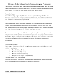 Negara adalah organisasi masyarakat tertinggi yang memiliki teritorial dan kekuasaan untuk mengatur dan. 3 Proses Terbentuknya Suatu Negara
