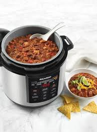 Chili Aux 2 Viandes A L Autocuiseur Ricardo Recipe Cooker Recipes Meat Chili Cooking