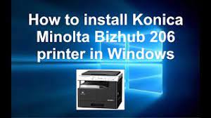 Konica minolta bizhub 206 driver for win 10. How To Download And Install Konica Minolta 206 Printer Driver Youtube