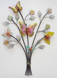 Pin By Antonios Koskinos On Metal Work Flower Art Flower Spray Metal Wall Art