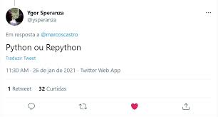 Celso portiolli está expandindo seus conhecimentos no mundo da programação. Carlos Junior Cjuniordev Twitter