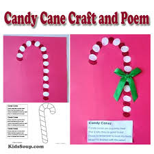 We elves try to stick to the four main food groups look at the candy cane, what do you see? Candy Cane Craft And Poem Kidssoup