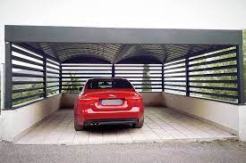 Carport Alu 2 Voitures Carport Double Alu Sur Mesure Anavi Abri Voiture Abri De Voiture Moderne Carport Alu